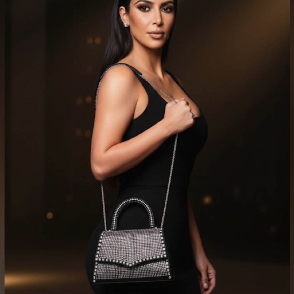 Diamond clutch crossbody Crystal bling bag new